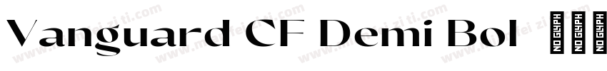 Vanguard CF Demi Bol字体转换